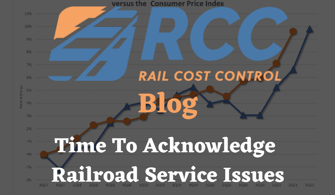 RCC Blog: Acknowledging Railroad Service Issues