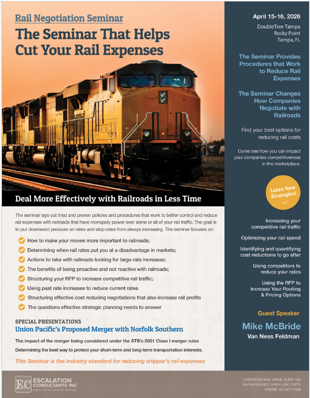 2026 Rail Negotiation Seminar