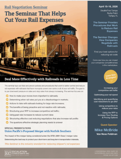 2026 Rail Negotiation Seminar Brochure