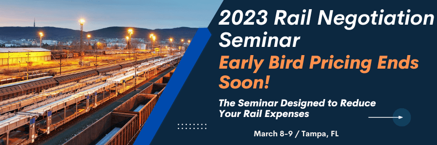 2023 Rail Negotiation Seminar Early Bird Pricing